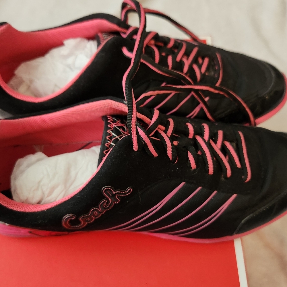 ● FINAL PRICE■Black and Pink Women's Athletic Shoes By Coach